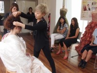 トップスタイリストが実演！